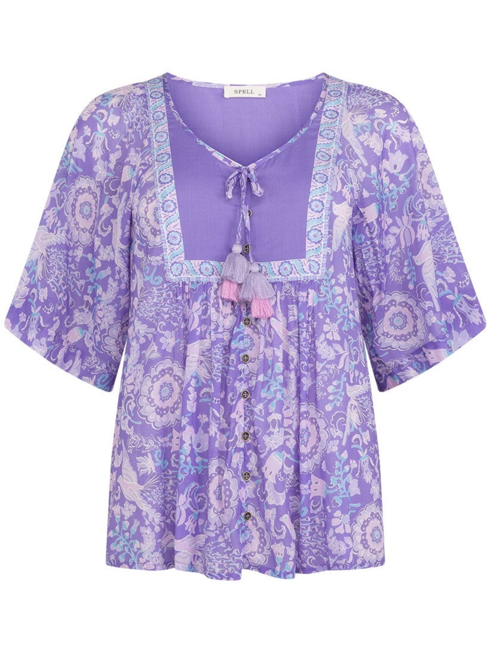 Spell Sannah Short Sleeve Blouse - Picture 2 of 9